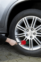 Vikan Rim Cleaner, Ø65 mm, 335 mm, Hard, Black