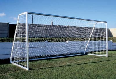 16 x7 ALUMINIUM SELF BUILD FOOTBALL GOALS - SECTIONAL      16 x 7 PAIR OF GOALS