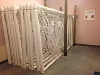 8x6 Folding Goal Post Alluminium