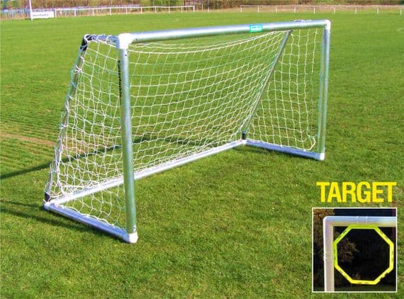 ALUMINIUM FOOTBALL GOAL :: GOALPOST SIZE 6'x4'