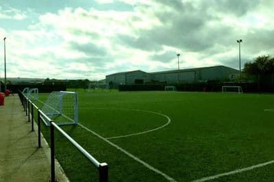 Five a side training goal post - 12 x 4 - Elliptical - Aluminium free standing