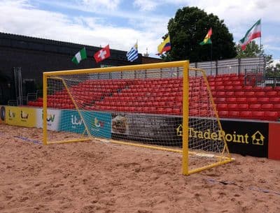 FOLDING BEACH SOCCER GOAL - Foldaway - 5.5m x 2.2m
