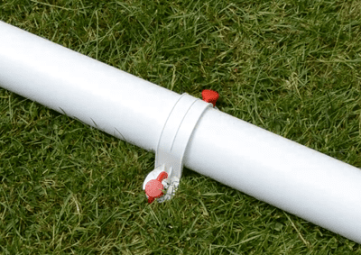 GOAL POST GROUND ANCHOR -  70MM OD TUBE WITH PEGS
