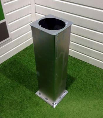 GOALPOST GROUND SOCKETS- OVAL 120 X 100MM - SET OF 4