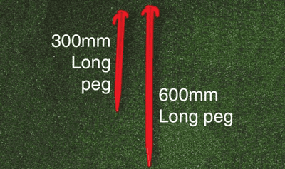 GOALPOST SAFETY GROUND PEG - LONG