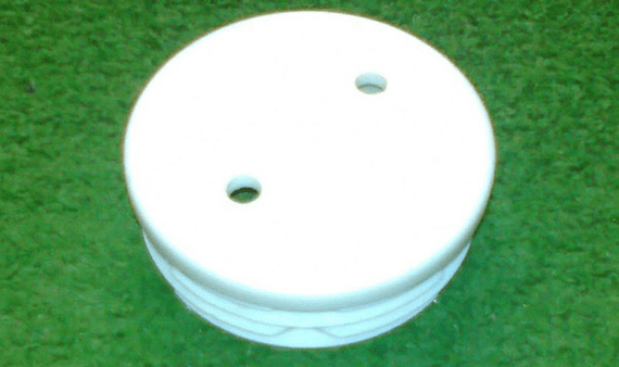 Ground Socket Cap - White Plastic for Barrier Sockets