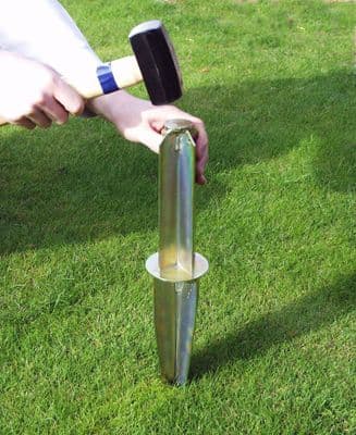 METAL ROUND ANCHOR   510mm Length - for 70mm aluminium