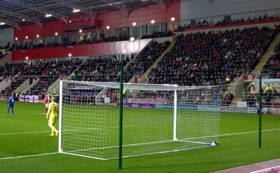 STADIUM GOAL POST BOX NETS - PAIR