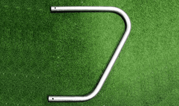STEEL GOALPOST NET SUPPORT FOR FIXED POSITION GOALS
