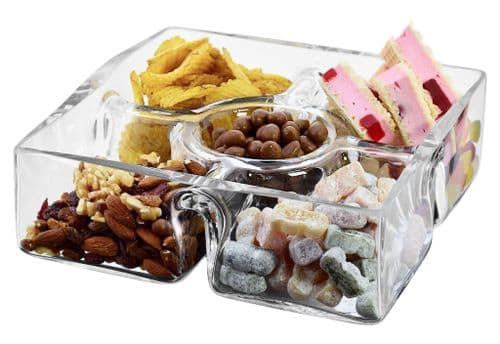 5 Section Snack Bowl 25cm