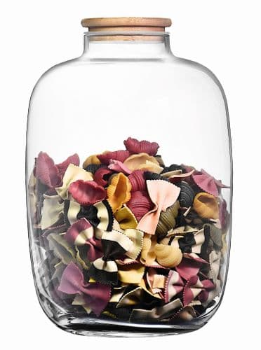 Bow Glass Jar 31cm