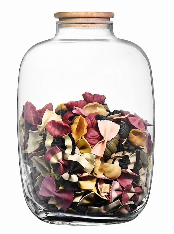 Bow Glass Jar 31cm , Solavia Glassware Vase Home Giftware