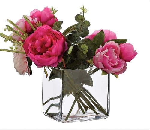 Cube Flower Vase 15cm