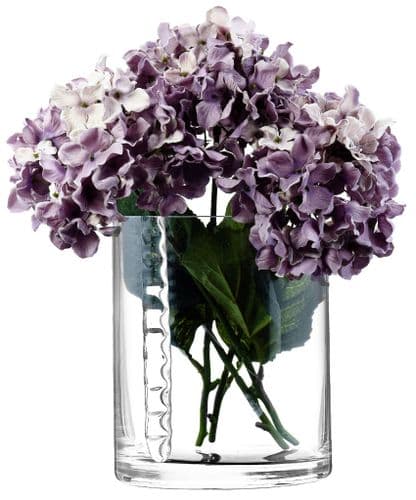 Cylinder Vase 20cm Ridge