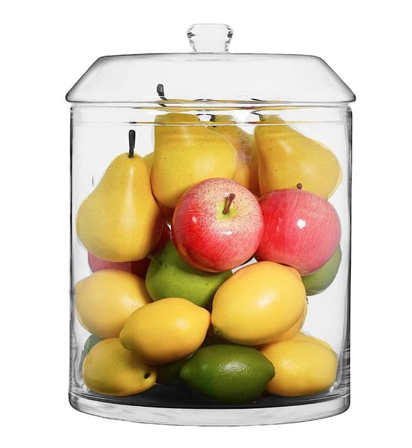 Large Jar and Lid 35cm, Solavia Glassware Kitchen Storage