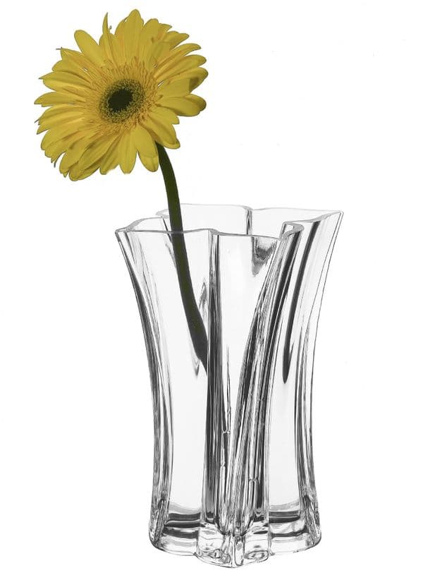 Flower Vase 22cm Flo, Solavia Glassware