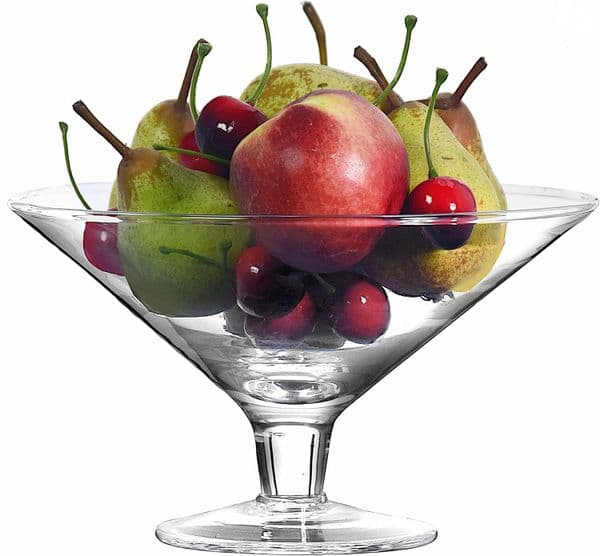 Footed Fruit Bowl 18cm Solavia Glassware Table Setting