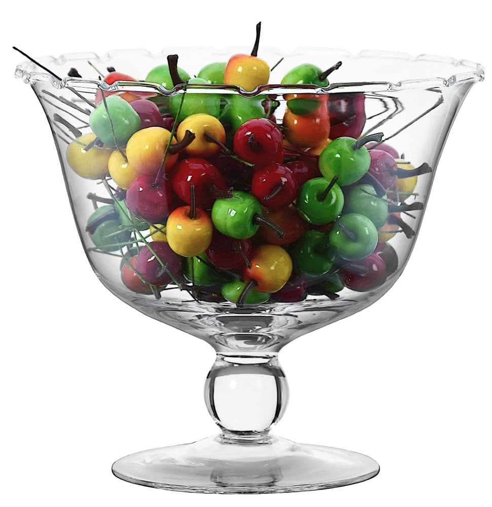 Footed Fruit Trifle Bowl 19cm Solavia Glassware Home Décor