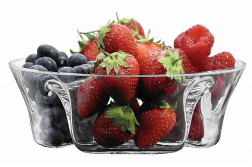 Four Section Fruit Bowl 18cm