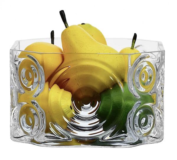 Fruit Bowl Swirls 18cm, Solavia Glassware Kitchen Accessories