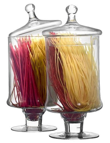 Glass BonBon Jar 34cm -2 Piece