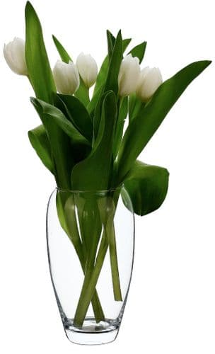 Glass Bullet Vase 20cm