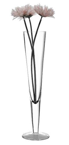 Glass Champagne Flute Flower Vase 49cm
