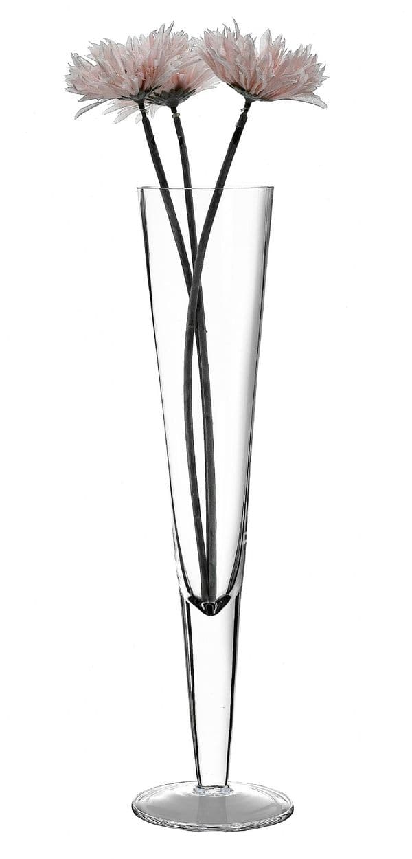 Glass Champagne Flute Flower Vase 49cm – Popular Choice for Florists Solavia Glassware