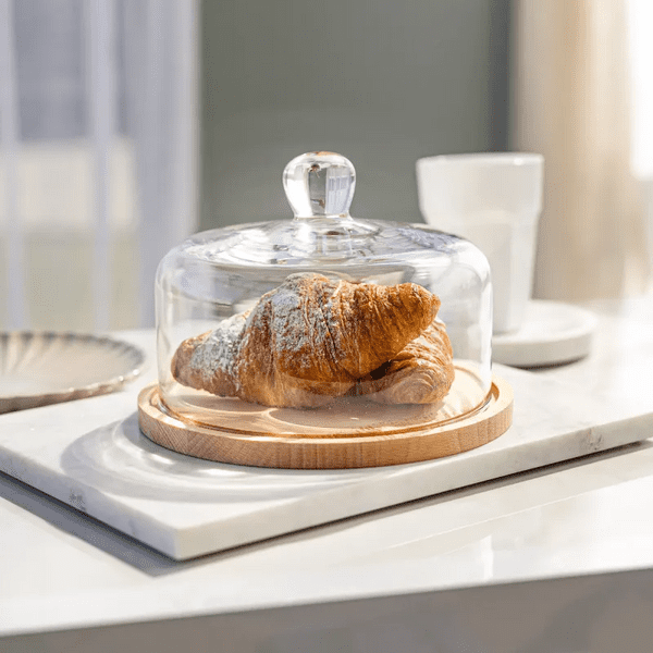 Glass Dome Cover H16cm , Solavia Glassware Cheese Covers