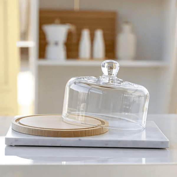 Glass Dome Cover H16cm , Solavia Glassware Cheese Covers