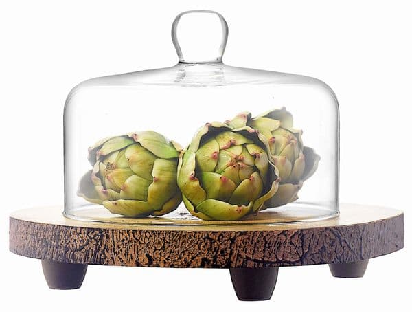 Glass Dome Cover H16cm , Solavia Glassware Cheese Covers