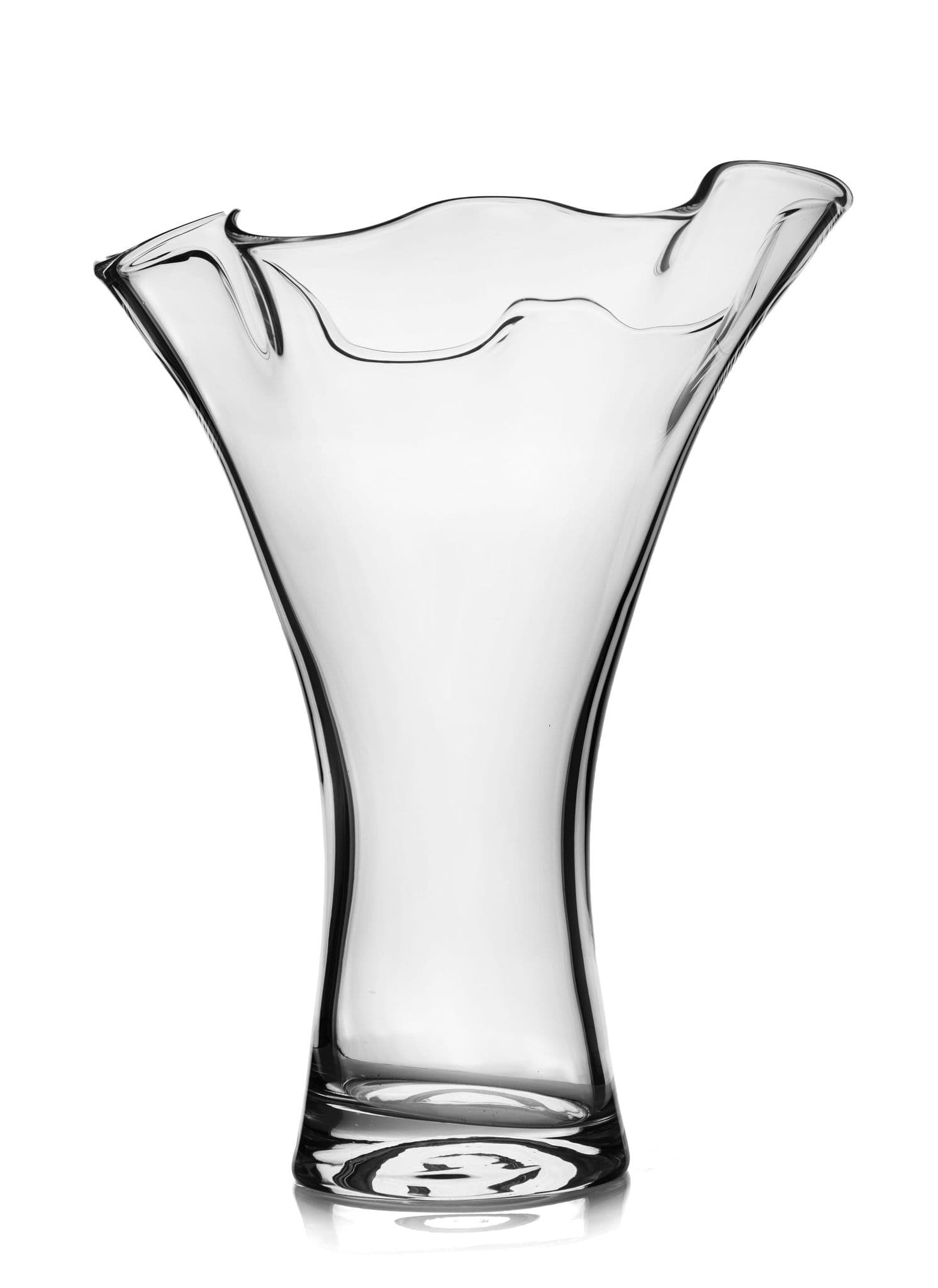 Glass Handkerchief Vase Ida 29cm , Solavia Glassware Giftware