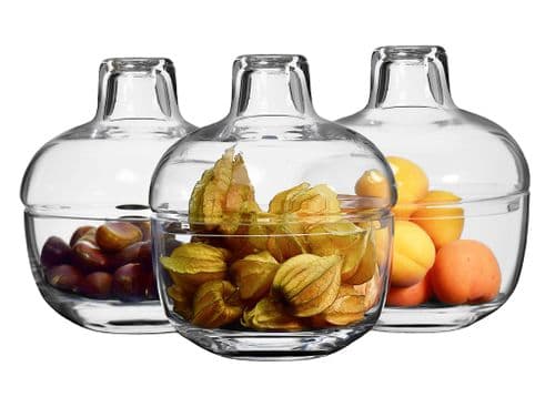 Glass Jar Set of 3, Trio