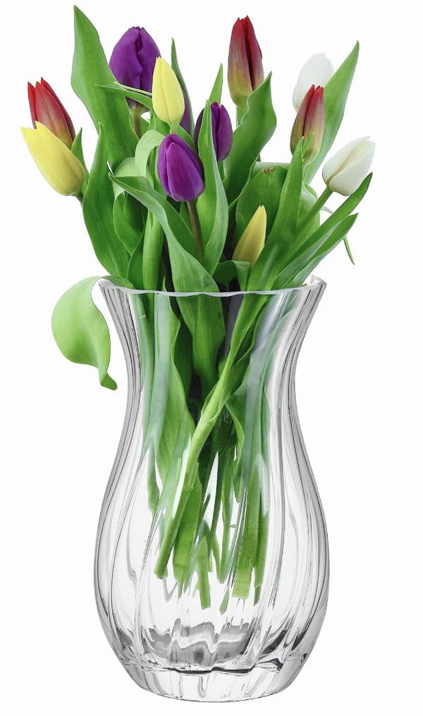 Glass Posy Vase 23cm, Solavia Glassware Flower Décor