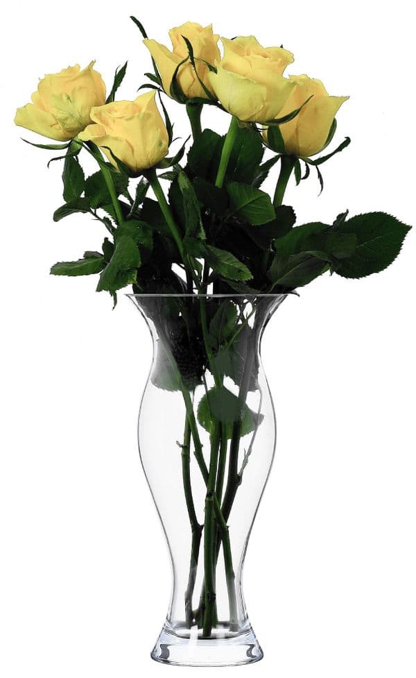 Glass Single Stem Vase 25cm – Housewarming Gift Ideas by Solavia