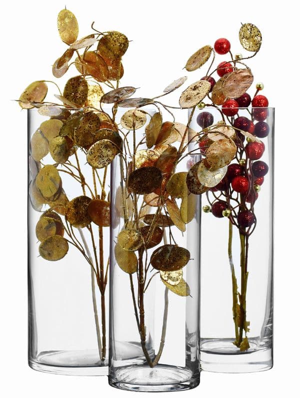 Glass Tall Cylinder Vase Set Of 3 , Solavia Glassware Home DIY Projects