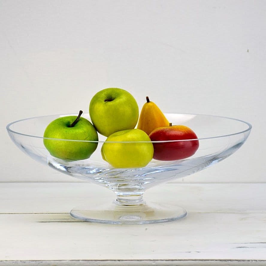 Trifle Bowl 32cm Large Handmade Glass Serving Bowl Solavia Fine