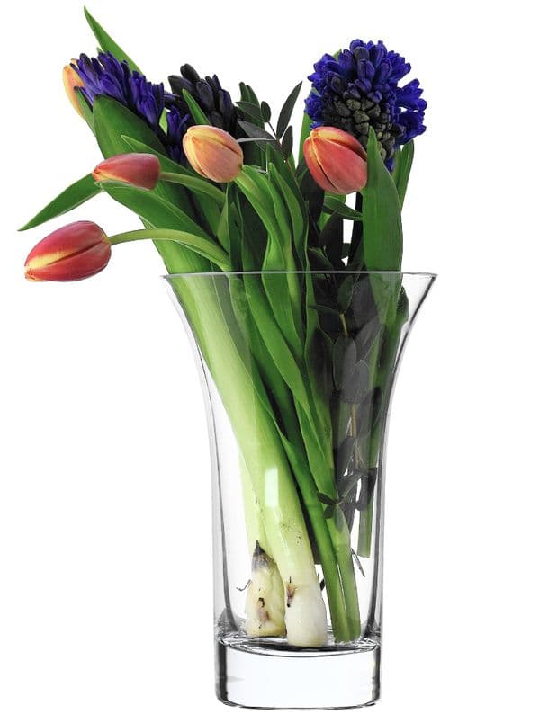 Glass Trumpet Vase 22cm , Solavia Glassware Home Decor Vases