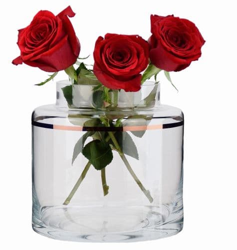 Hand-Painted Chimney Vase 19cm