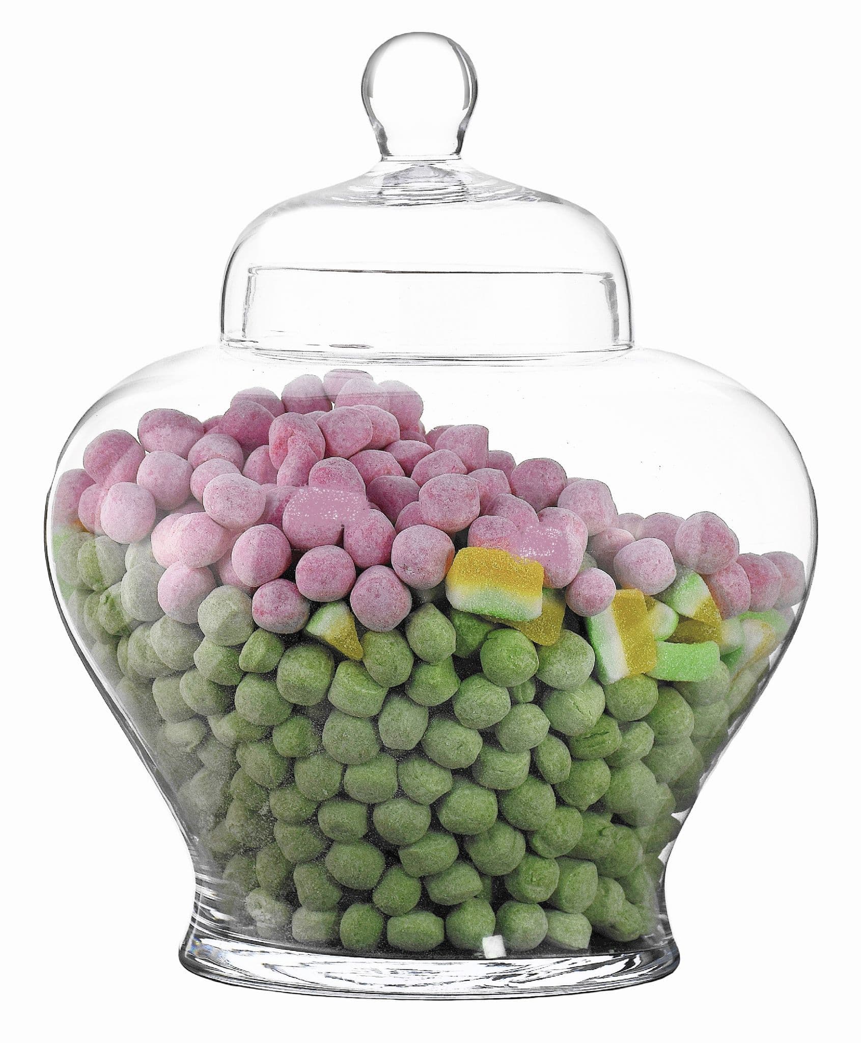 Large Glass Ginger Jar 35cm With Lid Housewarming Gifts by Solavia