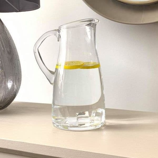 Large Glass Jug 25cm 1.8L, Solavia Glassware Barware and Kitchenware
