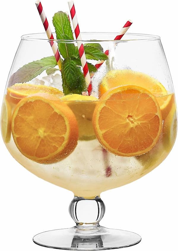 Oversize Bowl Vase , 4.5L- Solavia Glassware Blend of Functionality and Sophistication.