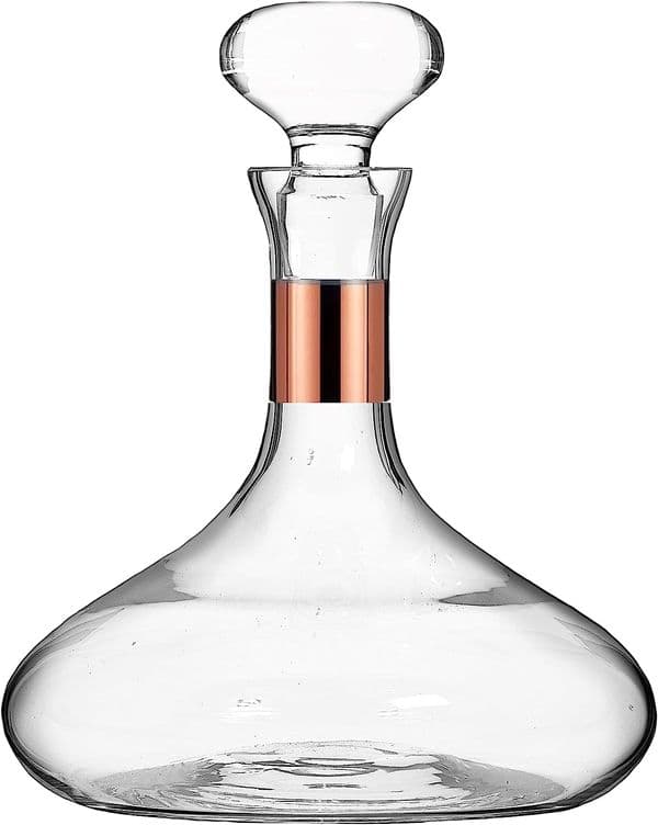 Ships Decanter Clássic 1L,Copper Gold, Solavia Glassware Barware