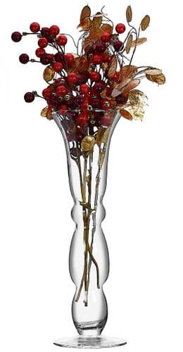 Tall Glass Vase Holder 45cm