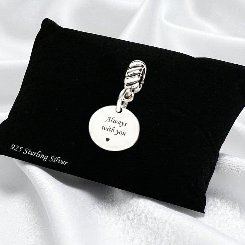 Always with You Memorial Charm, Sterling Silver | Someone Remembered