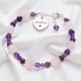 Amethyst & Quartz Healing Bracelet | Someone Remembered