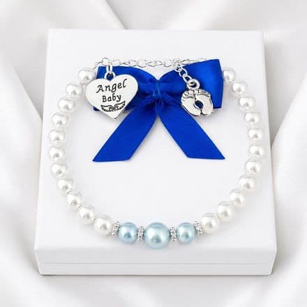 Angel Baby Bracelet for Loss of Baby Boy