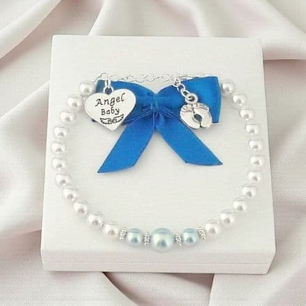 Angel Baby Bracelet for Loss of Baby Boy