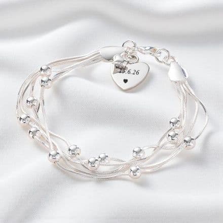 Beautiful Chain Bracelet with Engraving