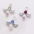 Birthstone Guardian Angel Charm | Someone Remembered